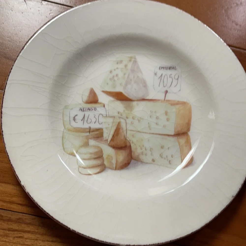 Crate & Barrel cheese board dish set